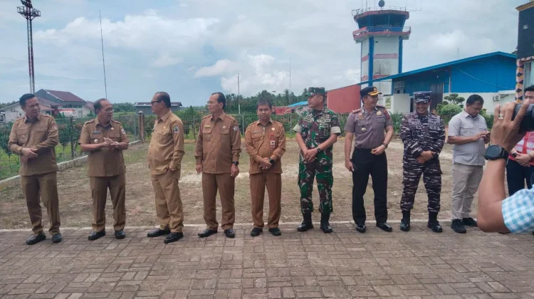 Pemkab Nias Utara Hadiri Penyambutan Wagub Sumut di Bandara Binaka