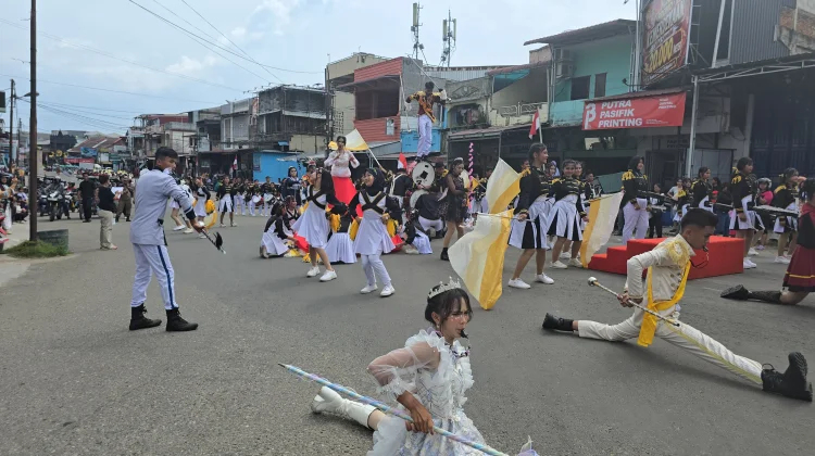 Gerakan Sulit di Aksi Drumband Kota Gunungsitoli