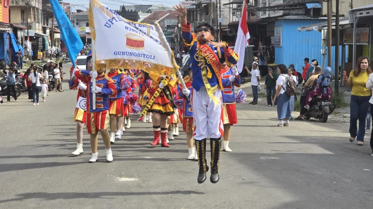 Gerakan Sulit di Aksi Drumband Kota Gunungsitoli