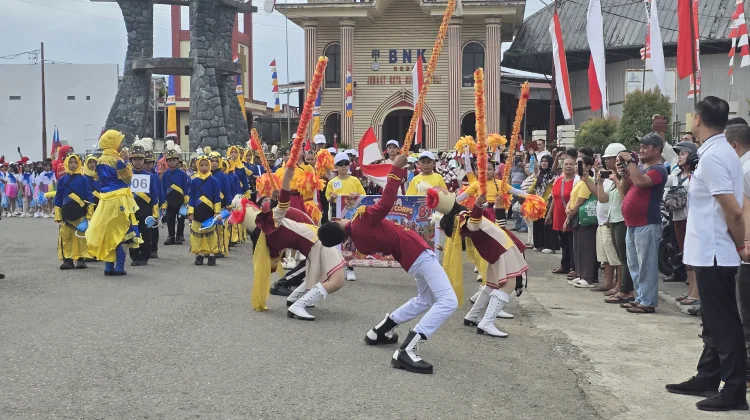 Gerakan Sulit di Aksi Drumband Kota Gunungsitoli