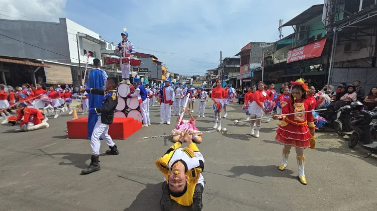 Gerakan Sulit di Aksi Drumband Kota Gunungsitoli