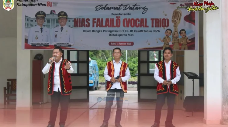 Lomba Vokal Trio “Nias Falailö” di kabupaten Nias Semarakkan HUT Ke-81 Kemri