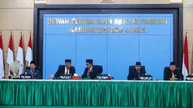Pemkab Nias Utara Ikuti Rapat Paripurna Dengarkan Pidato Kenegaraan