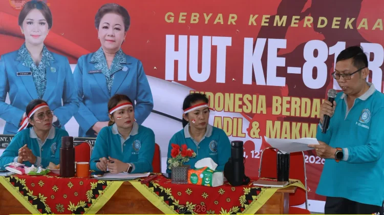 PKK Gunungsitoli Padukan Rapat Rutin dengan Perayaan HUT RI ke-81