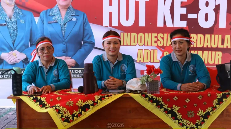 PKK Gunungsitoli Padukan Rapat Rutin dengan Perayaan HUT RI ke-81