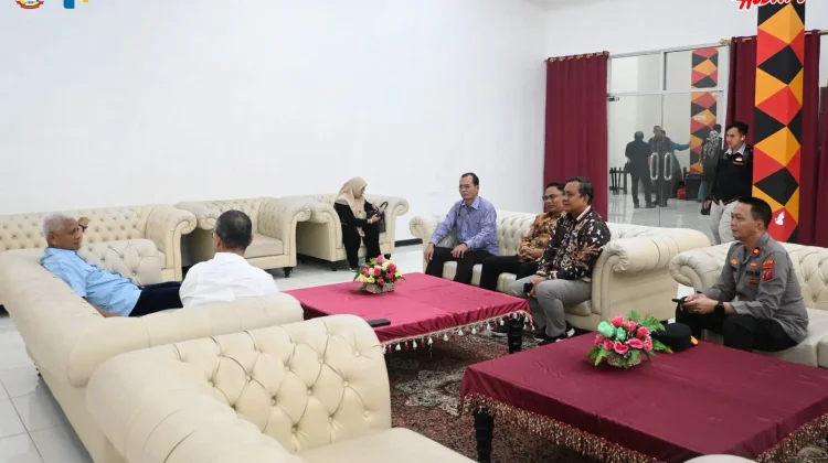 Pemko Gunungsitoli Lepas Kepulangan Wagub Sumut di Bandara Binaka