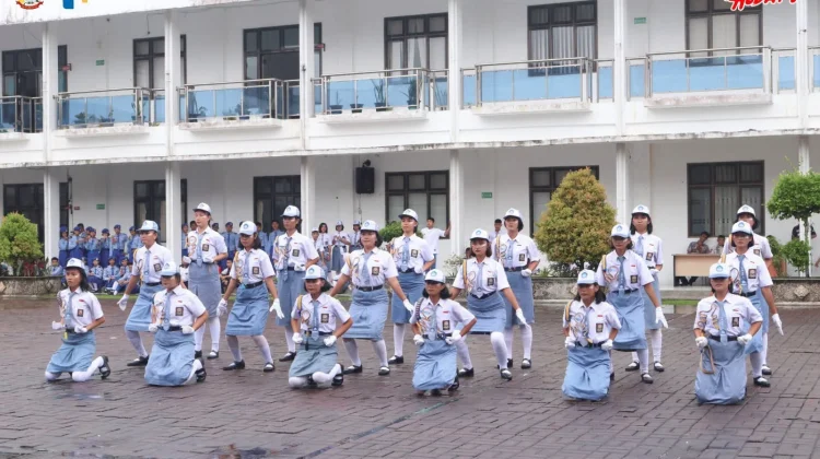 Kekompakan Siswa SMA/SMK Warnai LKBB Kota Gunungsitoli