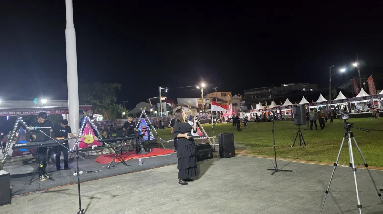 Semaraknya OSAlE di Lapangan Merdeka Gunungsitoli