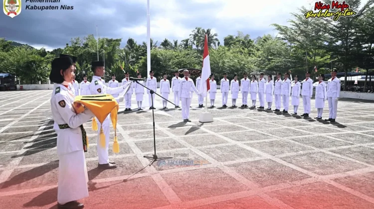 Bupati Nias Kukuhkan Paskibraka Tahun 2026