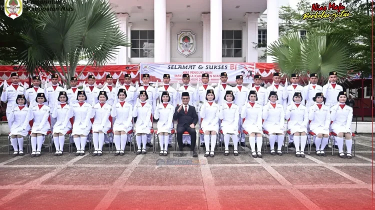 Bupati Nias Kukuhkan Paskibraka Tahun 2026
