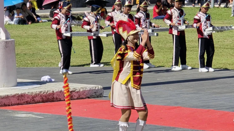 Drumband SD Negeri 074038 Tohia Semarakkan Hari Kemerdekaan RI