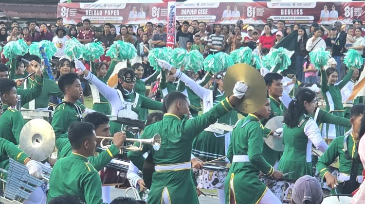 Smantig Band SMA Negeri 3 Gunungsitoli Pukau Penonton di Hari Kemerdekaan