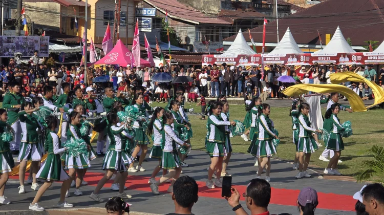 Smantig Band SMA Negeri 3 Gunungsitoli Pukau Penonton di Hari Kemerdekaan
