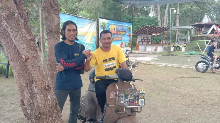 Pemuda Asal Kaltim dan Palu Touring ke Nias