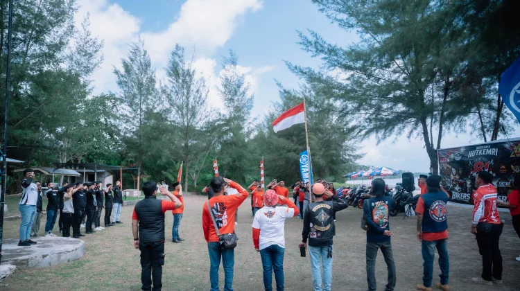 Bikers Nias Gelar Upacara Hut -81 Kemri