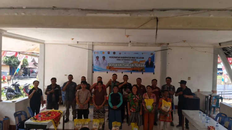 Kendalikan Inflasi, Dinas Ketahanan Pangan Nias Selatan Gelar Pangan Murah di Gomo