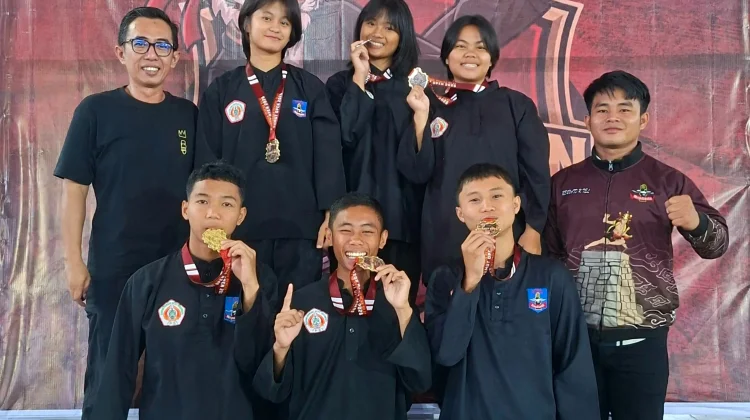 Atlit Silat Kota Gunungsitoli Peraih Medali di Sumut Open Pencak Silat Tournament
