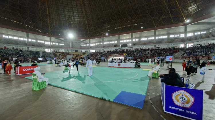 Atlit Silat Kota Gunungsitoli Peraih Medali di Sumut Open Pencak Silat Tournament