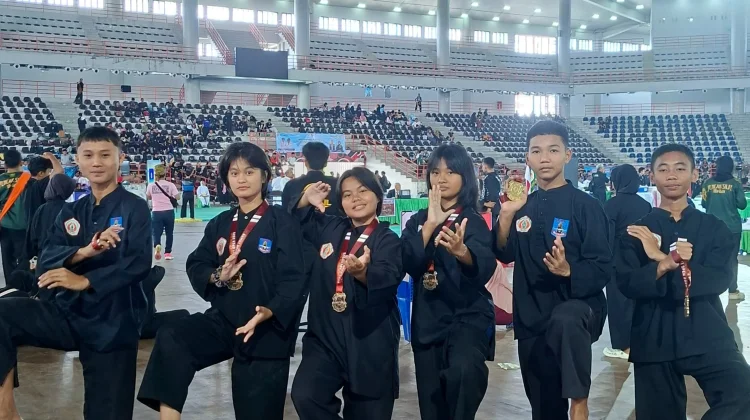 Atlit Silat Kota Gunungsitoli Peraih Medali di Sumut Open Pencak Silat Tournament