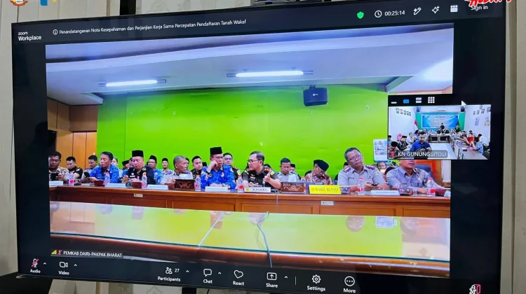 Pemkot Komit Sukseskan Akselerasi Sertifikasi Tanah Wakaf se-Kepulauan Nias