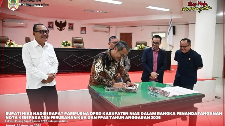 Rapat Paripurna Penandatanganan Nota Perubahan KUA dan PPAS Tahun 2026