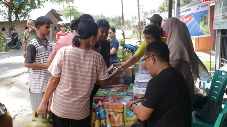 Pemkot Gunungsitoli Gelar Operasi Pasar LPG 3Kg di Desa Afia