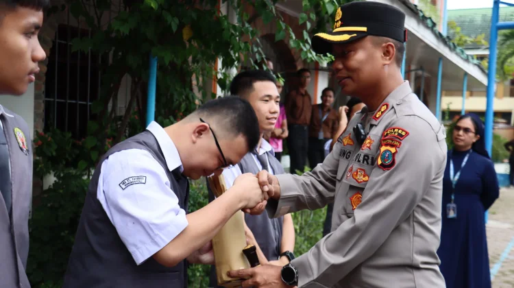 Polres Nias Gelar Program Paham AI kepada Pelajar SMA Xaverius