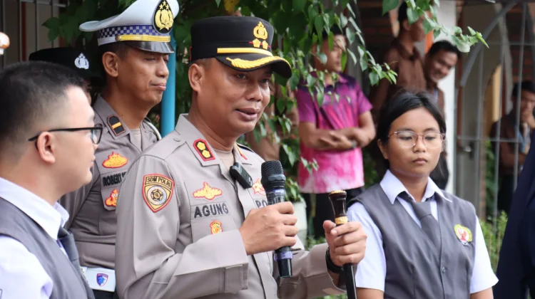 Polres Nias Gelar Program Paham AI kepada Pelajar SMA Xaverius