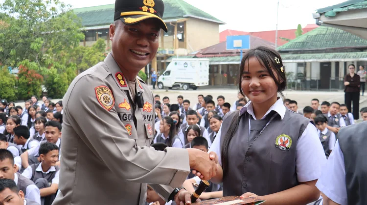 Polres Nias Gelar Program Paham AI kepada Pelajar SMA Xaverius