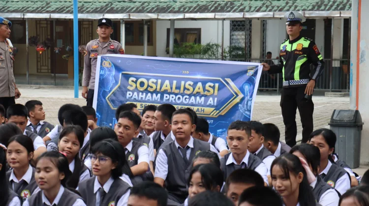 Polres Nias Gelar Program Paham AI kepada Pelajar SMA Xaverius