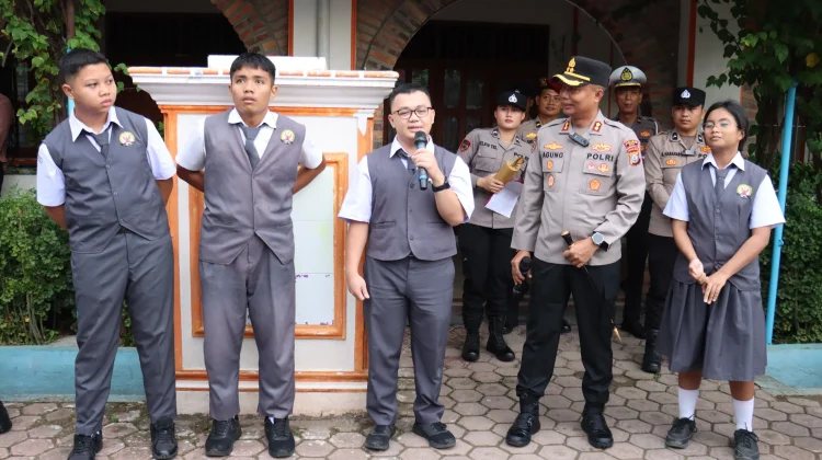 Polres Nias Gelar Program Paham AI kepada Pelajar SMA Xaverius