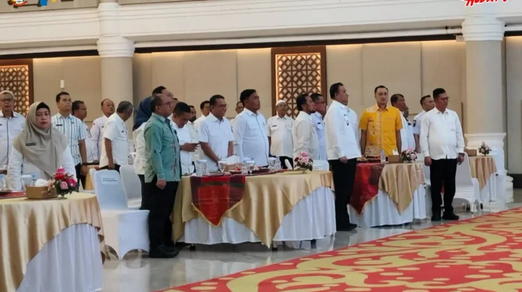Sekda Gunungsitoli Hadiri Rakor GTRA 2026 di Kantor Gubernur Gubsu