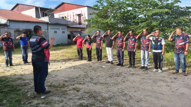 Pengujian Pompa Portabel YMT220 oleh Damkarmat Kota Gunungsitoli