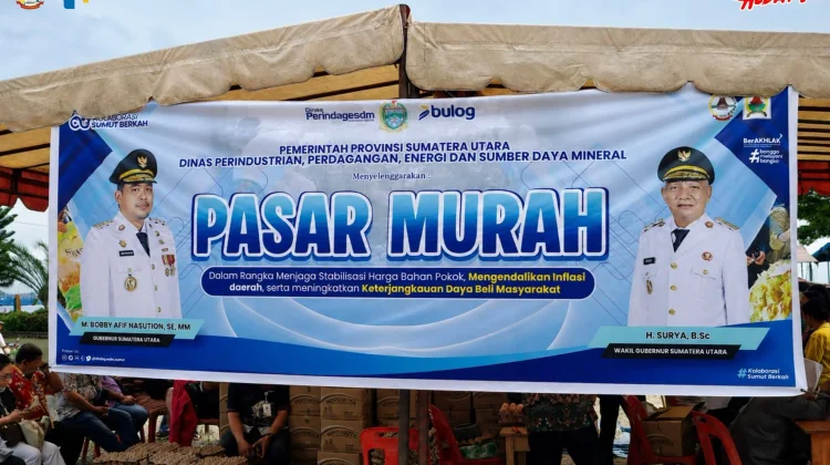 Operasi Pasar di Ex Pelindo Gunungsitoli Bantu Jaga Daya Beli Warga