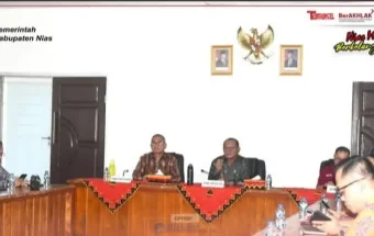 Wabub Nias Ikuti Talk Show Kepemimpinan Berintegritas