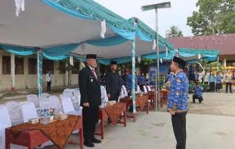 Bupati Amizaro Pimpin Upacara Hardiknas, Usung Tema Partisipasi Semesta