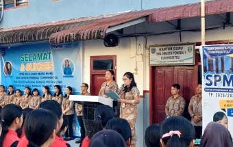 Upacara Apresiasi Prestasi Murid SMA Swasta Pembda 1 Gunungsitoli