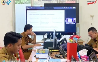 Cegah Ancaman Siber, Kominfo Gunungsitoli Ikuti Sosialisasi Jaring Komunikasi