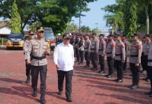 Wakil Wali Kota Gunungsitoli Hadiri Apel Gelar Pasukan