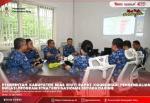 Pemkab Nias Ikuti Rakor Pengendalian Inflasi Secara Daring