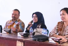 Sosialisasi kepada Pemilih Pemula di SMK Negeri 1 Gunungsitoli Utara