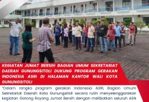 Gotong Royong Jumat Bersih, Wujud Program Gerakan Indonesia Asri