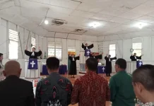 BPH ONKP Letakkan Batu Pertama Gereja Lasara Sihene'asi