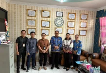 Kunjungan PT Taspen KC Kepulauan Nias ke Kantor Kementerian Agama Kabupaten Nias