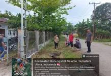 Kegiatan Jumat Bersih Kantor Kecamatan Gunungsitoli Selatan