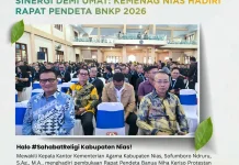 Kemenag Nias Hadiri Rapat Pendeta BNKP 2026