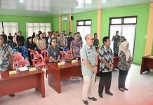 Pengukuhan Panitia Pelaksana Peringatan HUT ke-81 Kemri di Kabupaten Nias