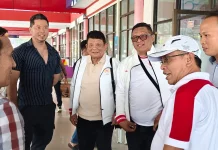 Ketua Umum KONI Sumut dan Rombongan Tiba di Bandara Binaka