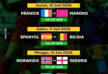 Berikut Jadwal Pertandingan Perempat Final Piala Dunia 2026