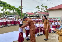 Kadis Parbud Nias Utara Buka Kegiatan MPLS di SDN 071019 Tuhemberua
